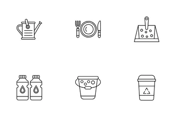 Plastic Products Icon Pack