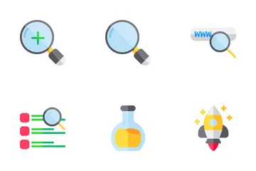 Plat, pensez créatif Pack d'Icônes