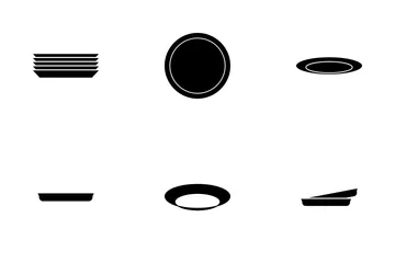 Plate Glyph Icon Pack