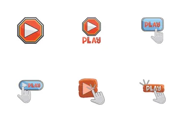 Play Button Icon Pack