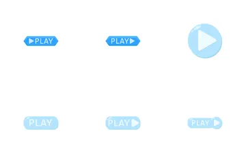 Play Button Icon Pack