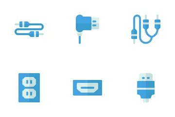 Plug And Socket Connector Icon Pack