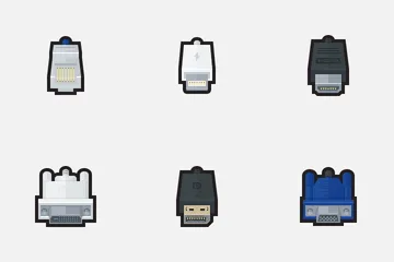 Plugs And Connectors Icon Pack