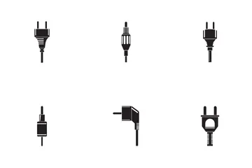 Plugue elétrico Pacote de Ícones