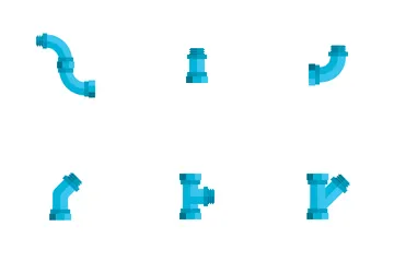 Plumbing Pipes Icon Pack