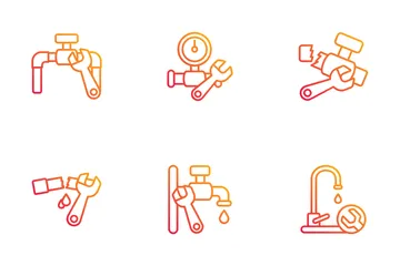 Plumbing Service Icon Pack