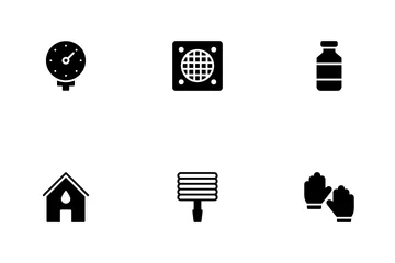 Plumbing Service And Bathroom Icon Pack