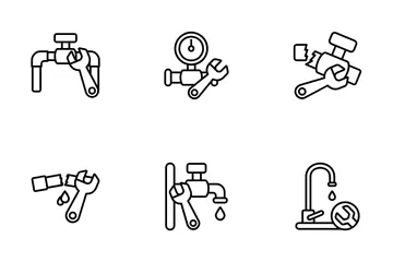 Plumbing Service Icon Pack