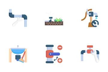 Plumbing Service Icon Pack