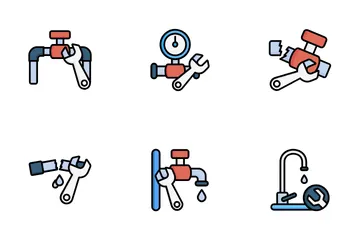 Plumbing Service Icon Pack