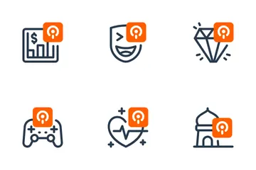 Podcast Paquete de Iconos