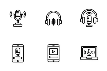 Podcast Pack d'Icônes