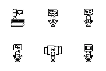 Podcast und Audio Symbolpack