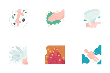 Poderes sobrenaturales Paquete de Iconos