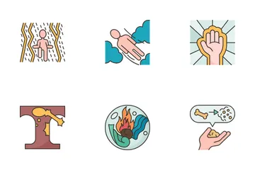 Poderes sobrenaturales Paquete de Iconos