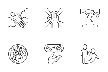 Poderes sobrenaturales Paquete de Iconos
