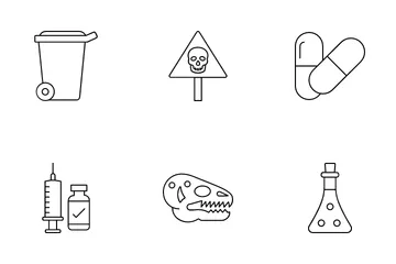 Poison & Drugs Icon Pack