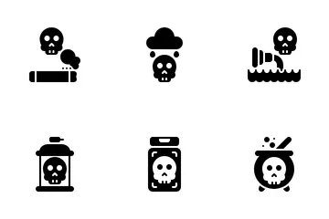 Poison Skull Icon Pack