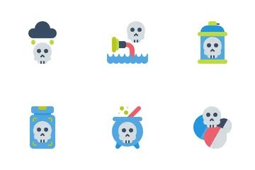 Poison Skull Icon Pack