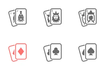 ポーカーカード アイコンパック