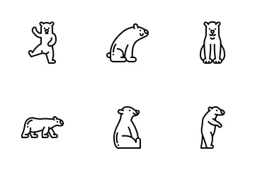 Polar Bear Icon Pack