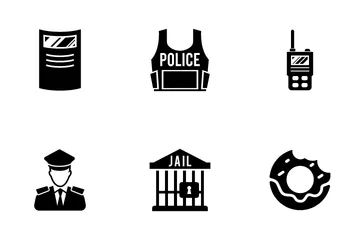 Police And Law Enforcement Icon Pack