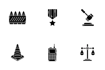 Police & Law Enforcement Icon Pack