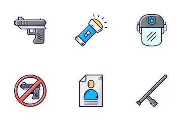 Police & Law Enforcement Icon Pack