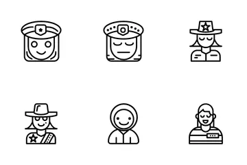 Police Woman Icon Pack