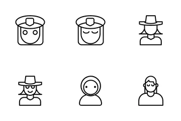 Police Woman Icon Pack