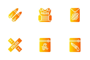 Policía Paquete de Iconos