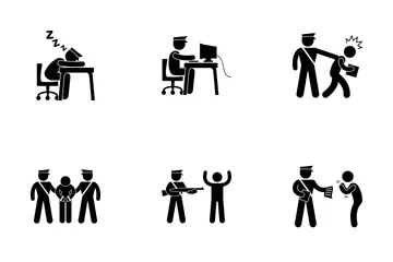 Policía Paquete de Iconos