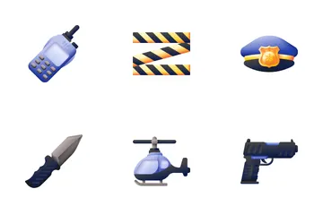Policía Paquete de Iconos