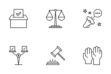 Political Democracy Icon Pack