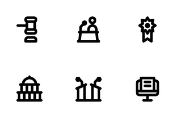 Politics & Law Icon Pack