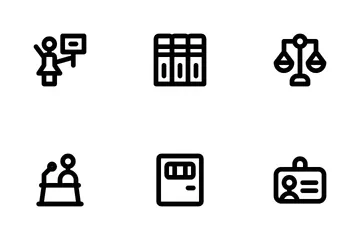 Politics & Law Icon Pack