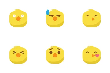 Emoji di pollo Icon Pack