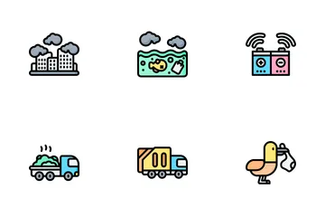 Pollution Icon Pack