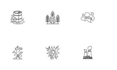 Pollution Icon Pack