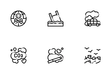 Pollution Of Nature Icon Pack