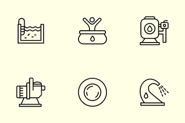 Pool Equipment Icon Pack