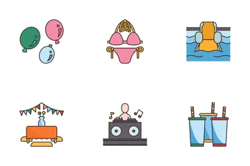 Pool Party Icon Pack