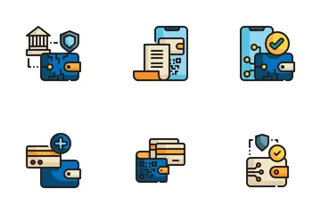 Portefeuille numérique Pack d'Icônes