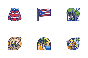 Porto Rico Pacote de Ícones