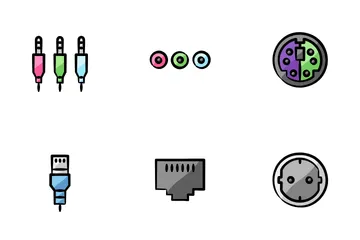 Ports And Connectors Icon Pack
