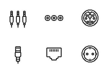 Ports And Connectors Icon Pack