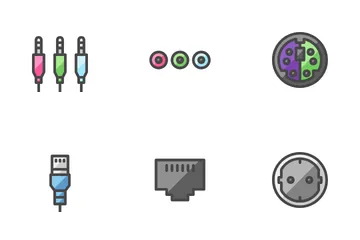 Ports And Connectors Icon Pack