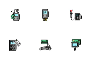 Pos Terminal Device Icon Pack