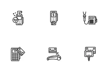 Pos Terminal Device Icon Pack