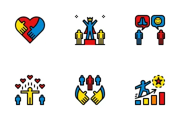 Positive Attitude Color Icon Pack